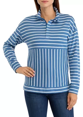 Women's Striped Pullover