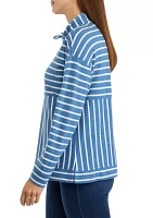 Women's Striped Pullover