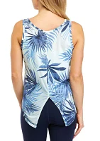 Women's Tropical Oasis Coastal Performance Tank Top