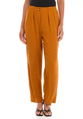 Women's Pull On Wide Leg Pants with Pleats