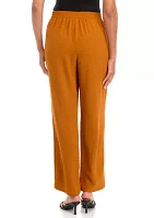 Women's Pull On Wide Leg Pants with Pleats