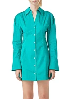 Cotton Shirt Dress