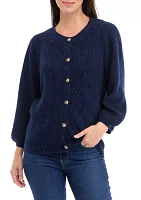 Women's Cable Knit Button Front Cardigan