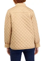 Women's Snap Front Quilted Jacket