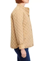 Women's Snap Front Quilted Jacket