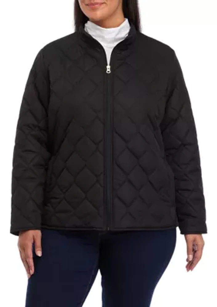 Plus Side Rib Puffer Jacket