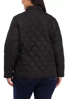 Plus Side Rib Puffer Jacket