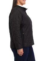 Plus Side Rib Puffer Jacket