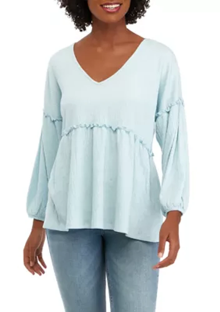 Women's Slouchy V-Neck Top