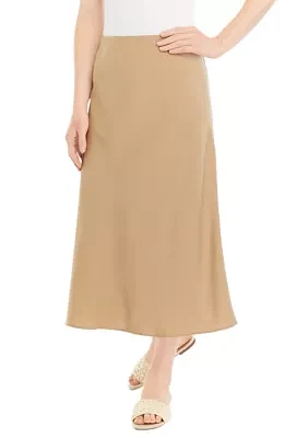 Women's Solid Slip Skirt