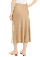 Women's Solid Slip Skirt