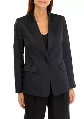 Women's Relaxed Satin Blazer