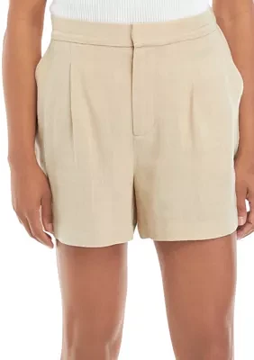 Women's Relaxed Pleat Front Shorts