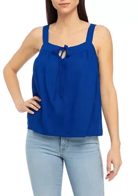 Women's Sleeveless Tie Tank Top