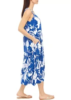 Petite Beachy Swing Printed Maxi Dress