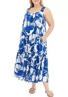 Plus Beachy Swing Maxi Dress