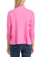 Women's Mock Neck Popover Sweater