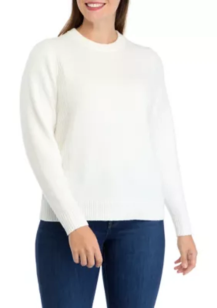 Women's Side Rib Pullover Sweater