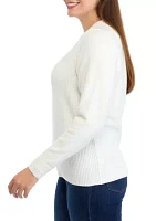 Women's Side Rib Pullover Sweater