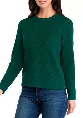 Women's Ribbed Pullover Sweater