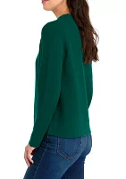 Women's Ribbed Pullover Sweater