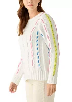 Women's Cable Whip Stitch Sweater