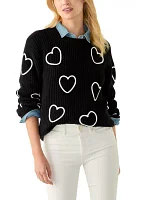 Women's Stitch Heart Sweater