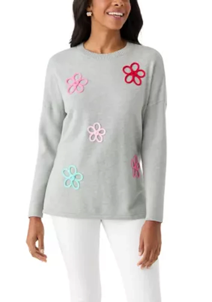 Women's Flower Sweater