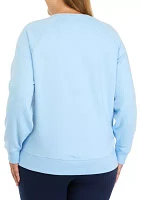 Plus Long Sleeve Graphic Sweatshirt