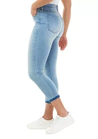 Women's 5 Pocket Cropped Denim Jeans