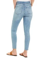 Women's High Rise Pull On Skinny Jeans