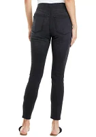 Women's High Rise Pull On Skinny Jeans