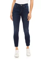 Women's Mid Rise Skinny Jeans - Short