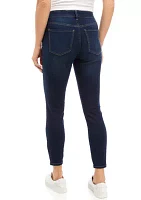 Women's Mid Rise Skinny Jeans - Short