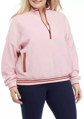 Plus Quarter Zip Pullover