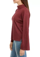 Women's Bell Sleeve Turtleneck Sweater