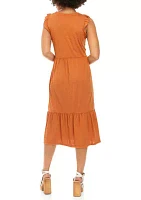 Women's Tiered Midi Dress