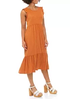 Women's Tiered Midi Dress