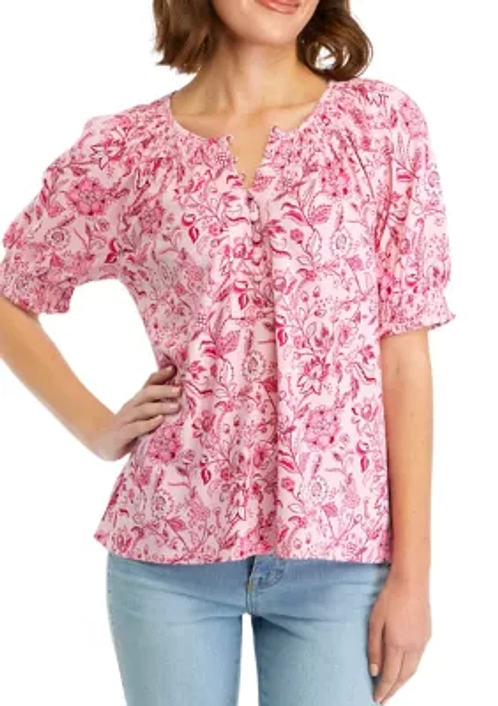 Women's Button Front Blouse