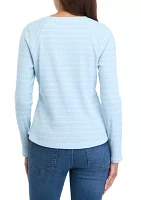 Women's Long Sleeve Ribbed Top