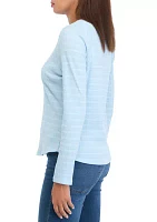 Women's Long Sleeve Ribbed Top