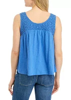 Women's Chunky Lace Tank Top