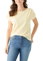 Women's Dolphin Sleeve Solid Top