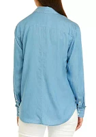 Women's Chambray Boyfriend Shirt