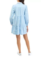 Women's Long Sleeve Button Up Dress