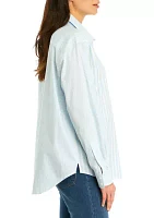 Women's Long Sleeve Boyfriend Shirt