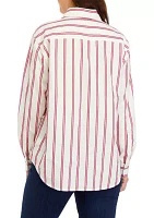 Women's Striped Boyfriend Top