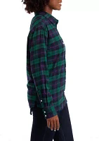 Women's Long Sleeve Flannel Shirt