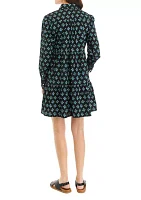 Women's Long Sleeve Button Up Dress