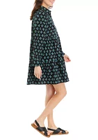 Women's Long Sleeve Button Up Dress